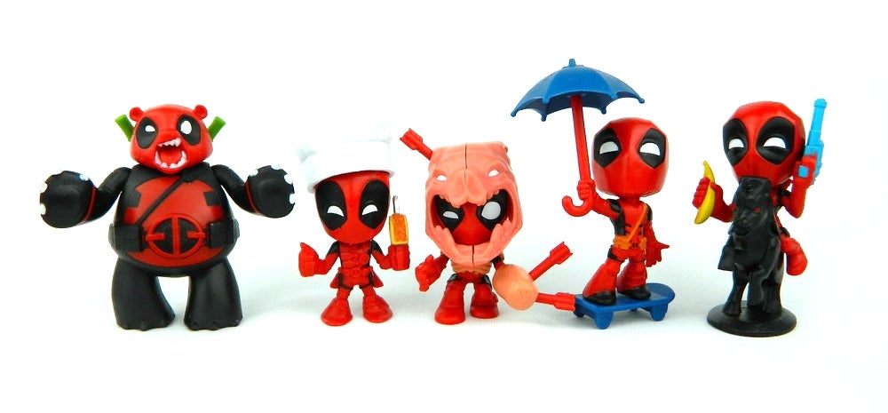 Deadpool Chimichanga Surprise Figures Order 2 Case