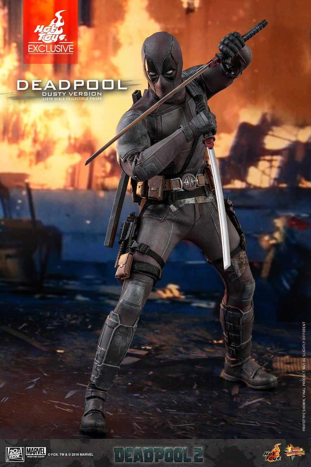 Hot Toys - Deadpool 2 - Deadpool (Dusty Version) Collectible Figure_PR1