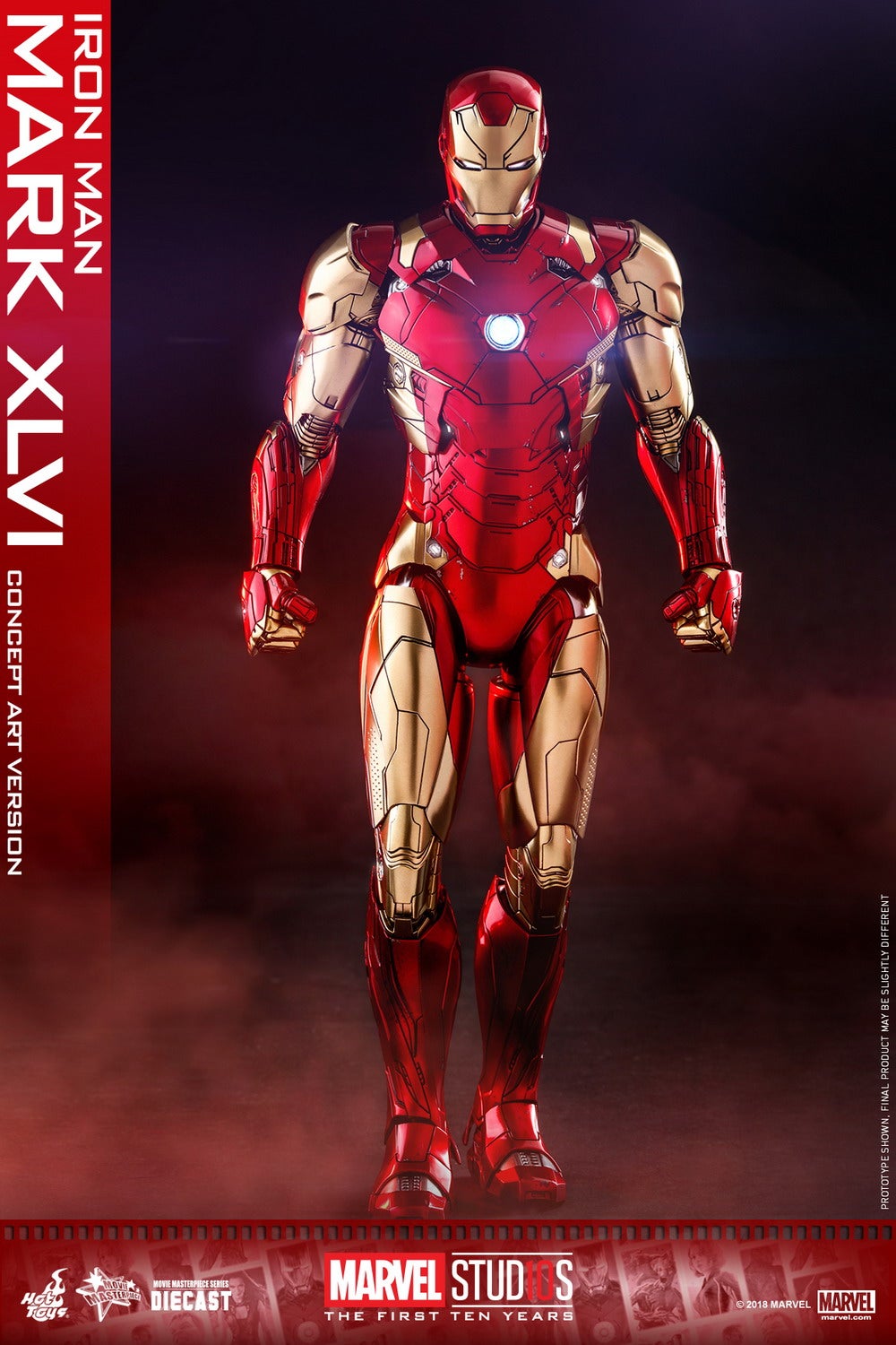 Hot Toys - MARVEL 10 - Iron Man Mark XLVI (Diecast) collectible figure_PR1