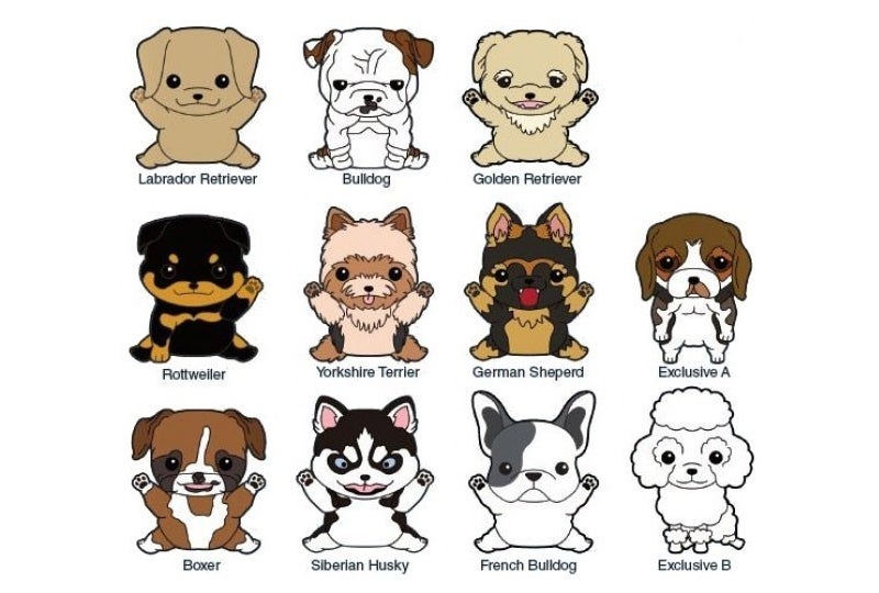 Purrfect Pets Puppies Labrador Retriever Figural Bag Clip Vinyl Monogram 2020