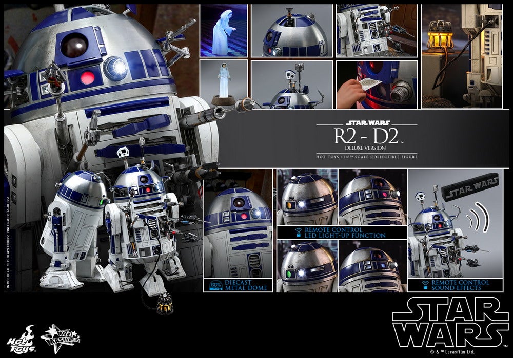 Hot Toys - Star Wars - R2-D2 (Deluxe Version) Collectible Figure_PR22