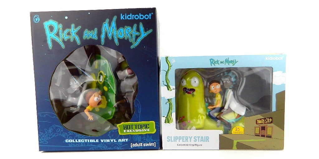 Kidrobot RICK & MORTY 7" Slippery Stair Collectible Vinyl Boxed Figure #NEW 
