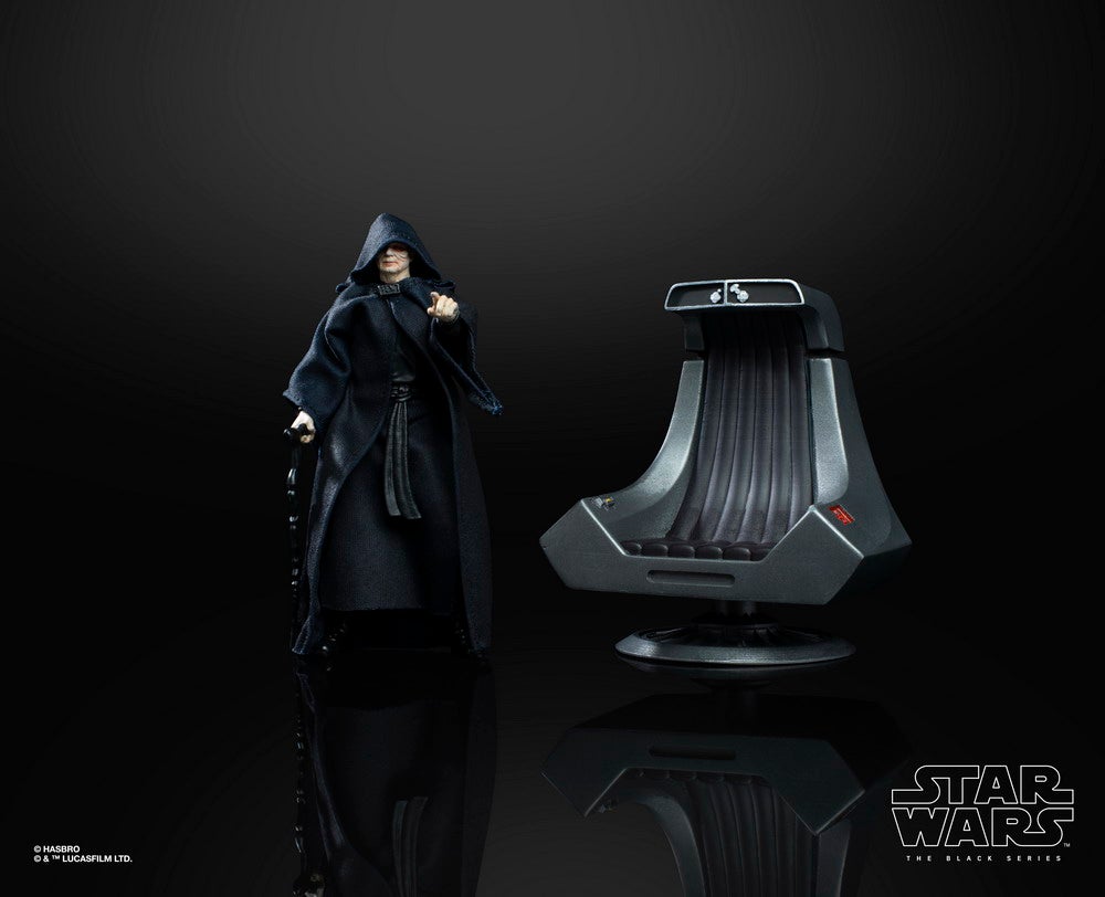 STAR WARS THE BLACK SERIES 6-INCH EMPEROR PALPATINE Figure with Throne (oop 2)