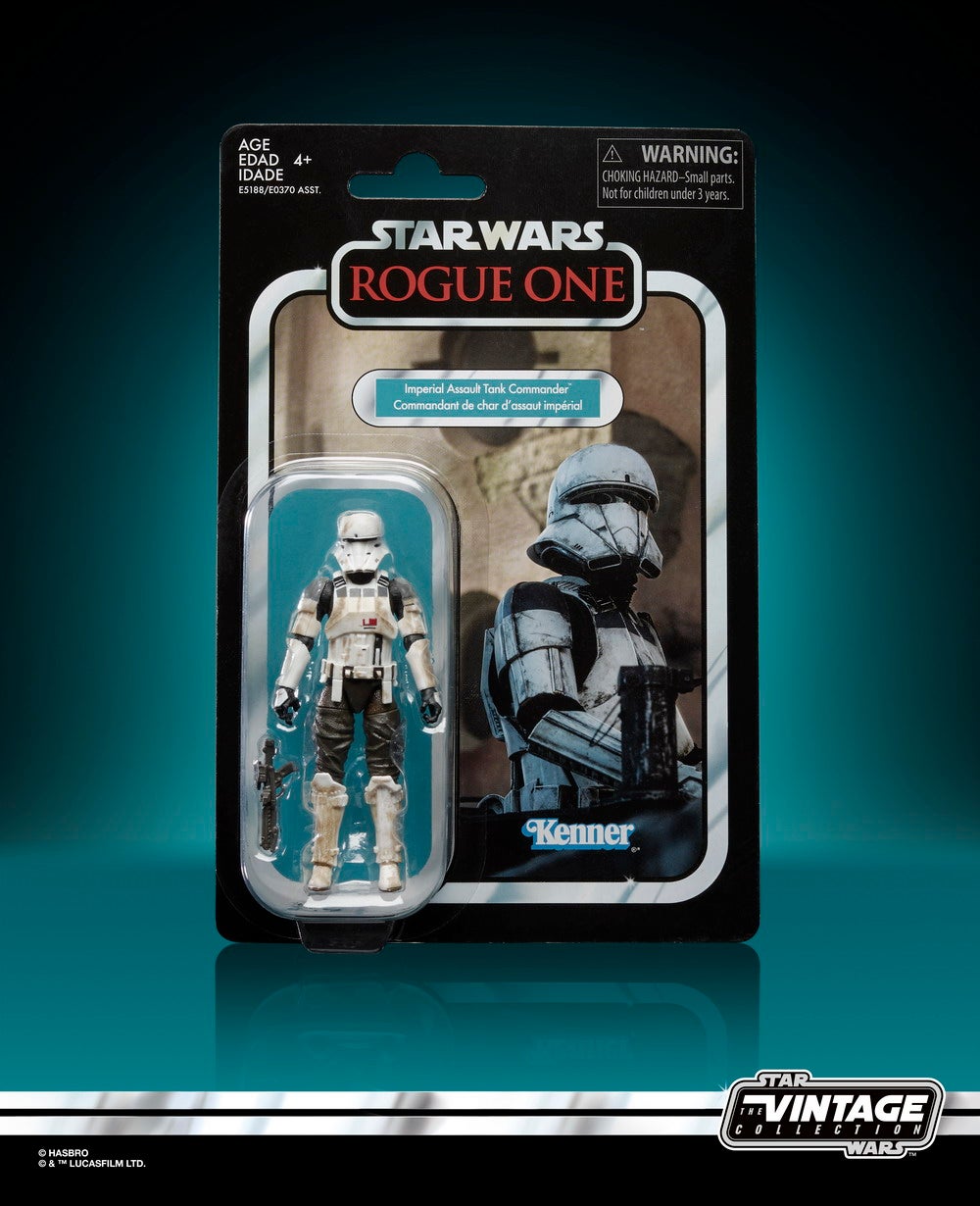 STAR WARS THE VINTAGE COLLECTION 3.75-INCH Figure Assortment - Imperial Assault Tank Commander (in pck 1)