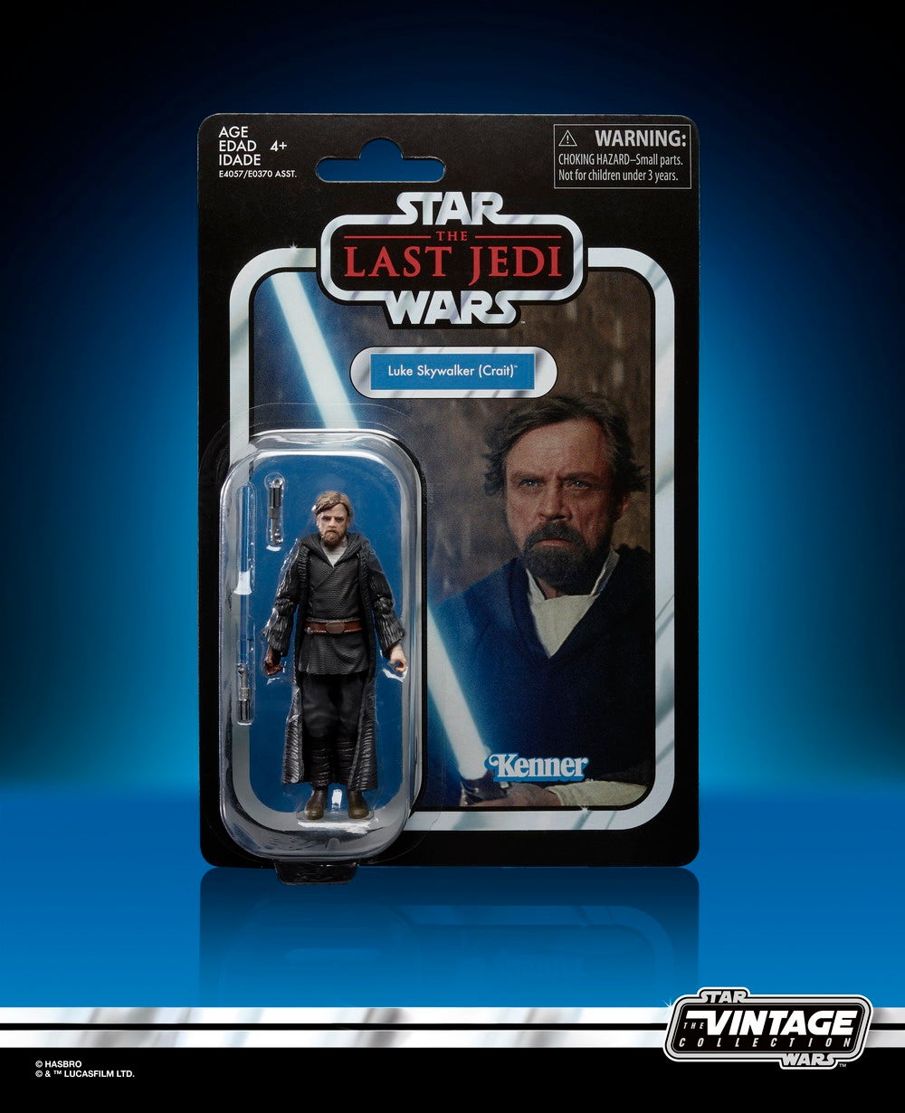 STAR WARS THE VINTAGE COLLECTION 3.75-INCH Figure Assortment - Luke Skywalker (Crait) in pck 1