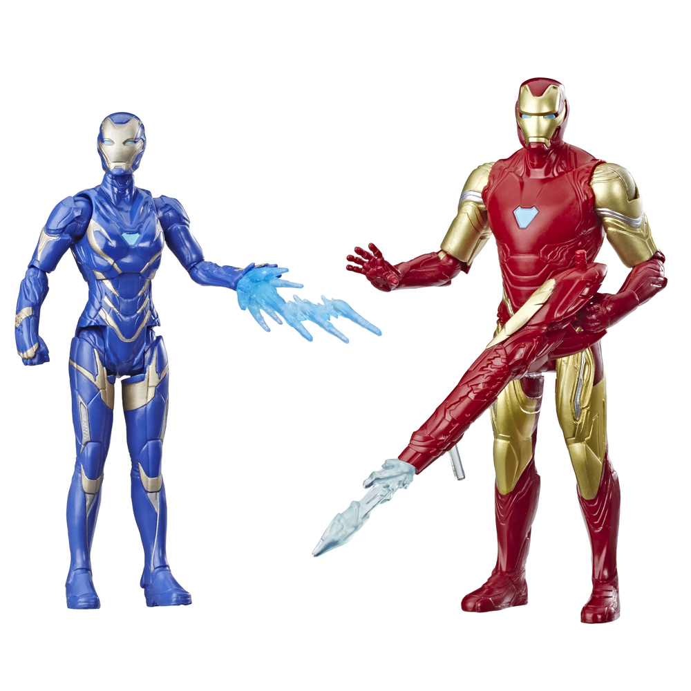 MARVEL AVENGERS ENDGAME IRON MAN & MARVEL’S RESCUE 2-PACK - oop