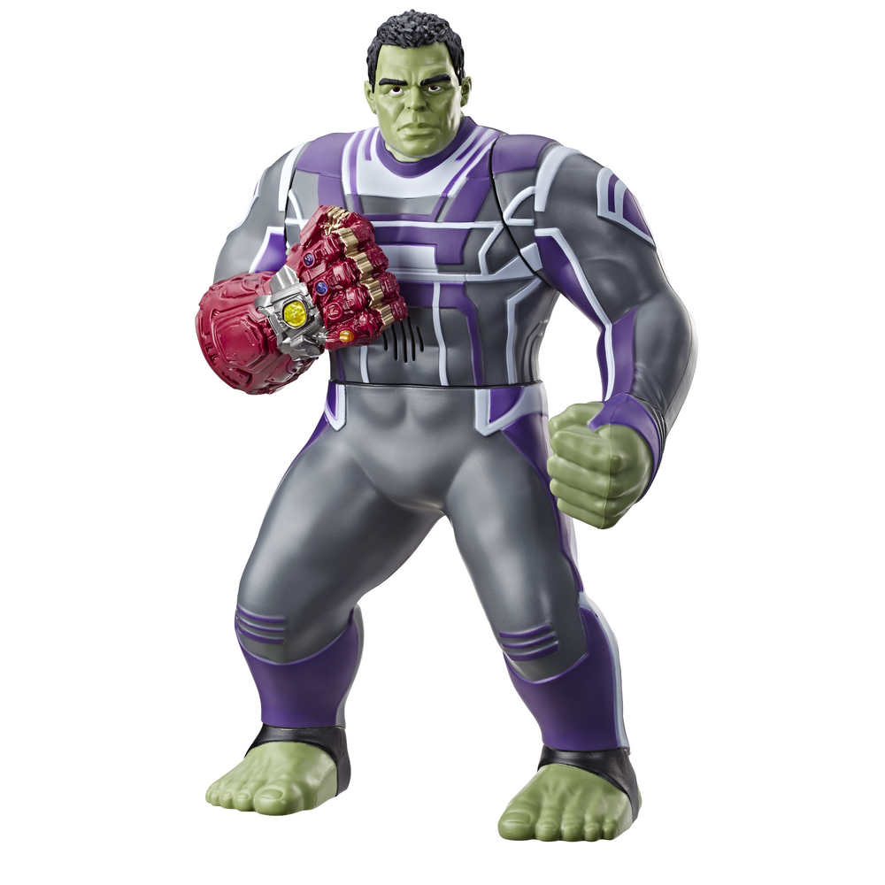 MARVEL AVENGERS ENDGAME POWER PUNCH HULK 14-INCH Figure - oop