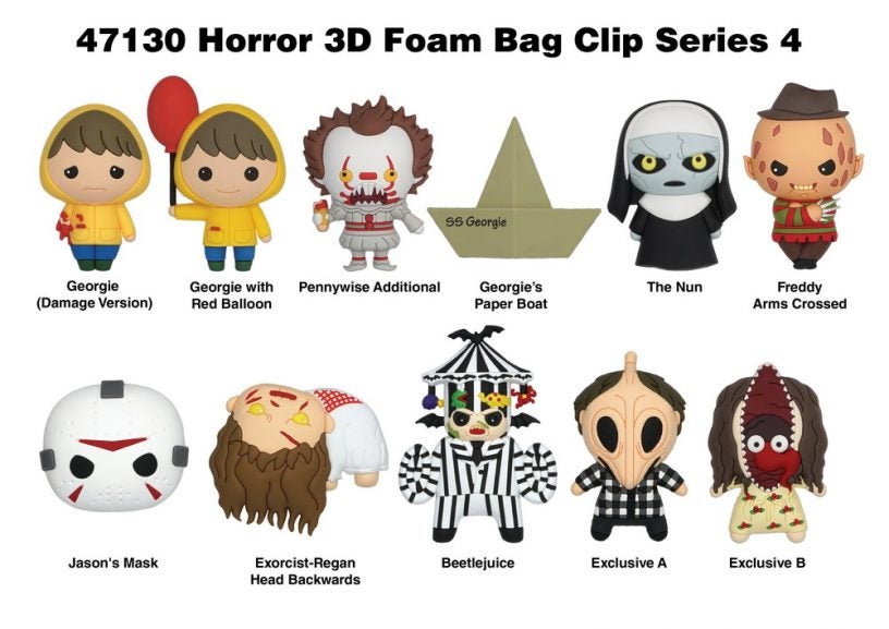 Horror Properties Figural Bag Clip Series 4 The Nun 
