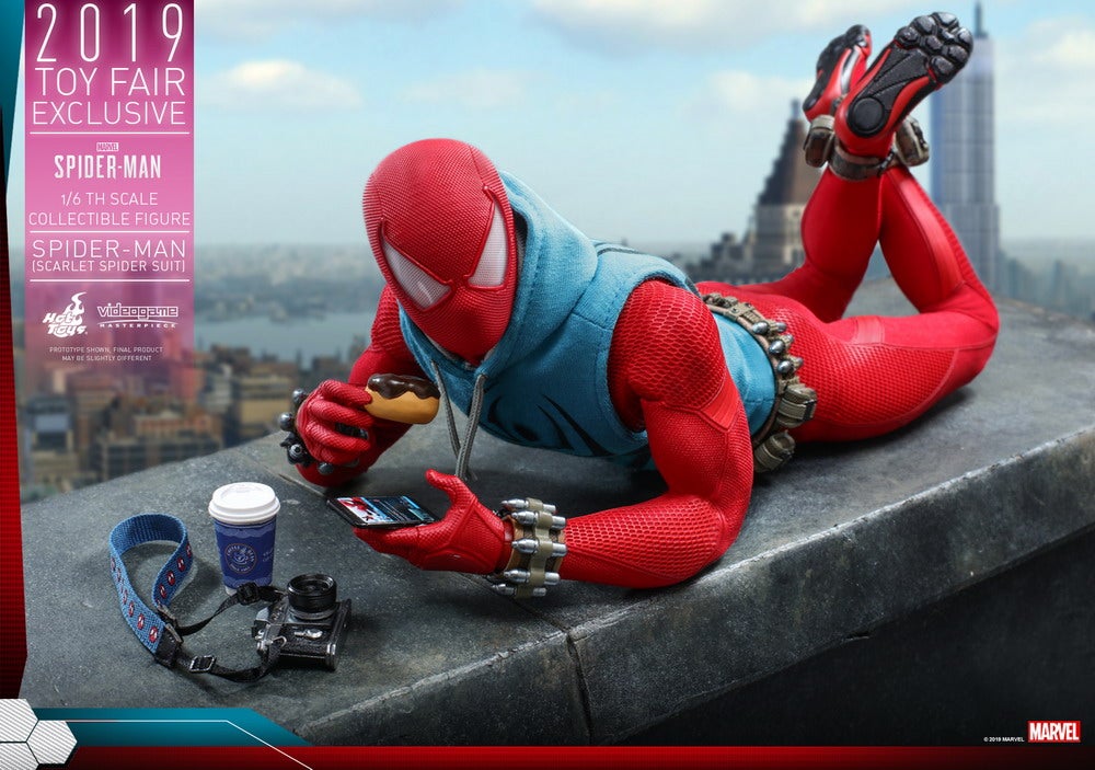 Hot Toys - Marvel Spider-Man - Spider-Man (Scarlet Spider Suit) collectible figure_PR1