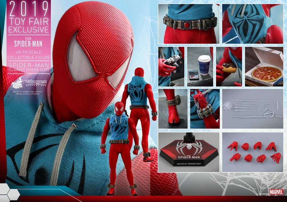 Hot Toys - Marvel Spider-Man - Spider-Man (Scarlet Spider Suit) collectible figure_PR21