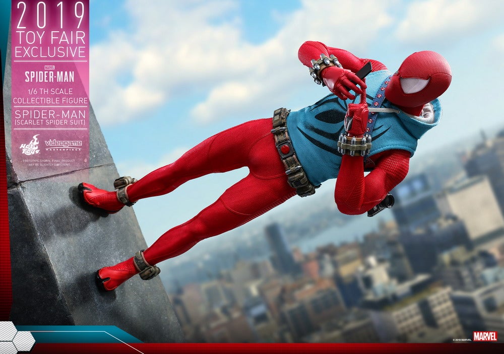 Hot Toys - Marvel Spider-Man - Spider-Man (Scarlet Spider Suit) collectible figure_PR3