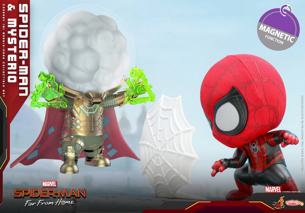 Hot Toys - SMFFH - Spider-Man & Mysterio Cosbaby (S) Set_PR2