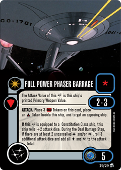 Full Power Phaser Barrage