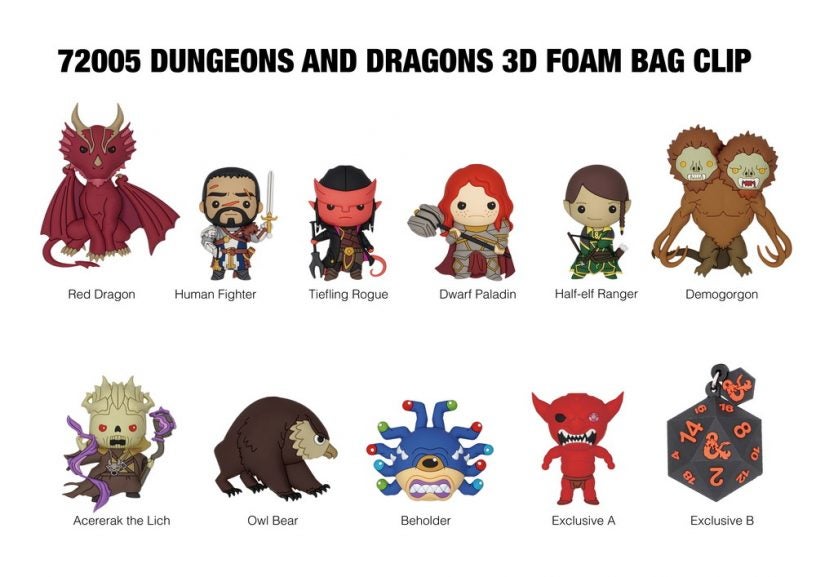 72005 Dungeons and Dragons 3D Foam Bag Clip-01