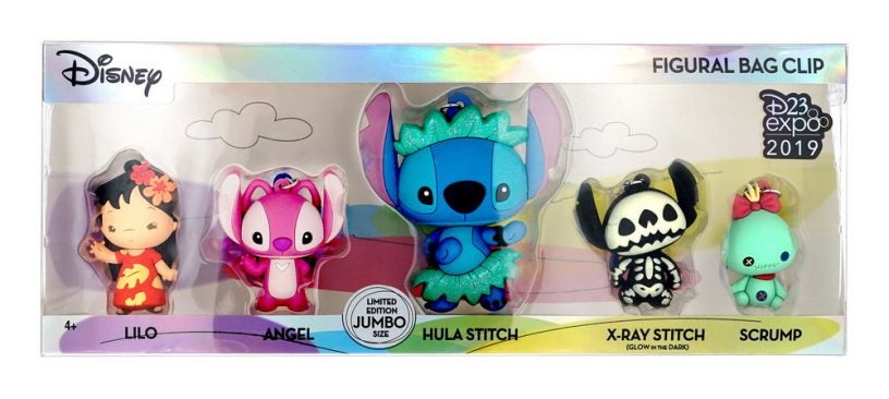 D23 Monogram Exclusive #3: Lilo & Stitch 3D Foam Bag Clips | Figures.com