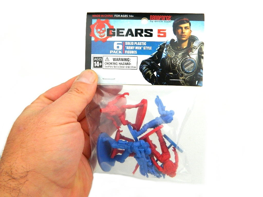 Gears 5 Nanoforce Army Builder PackIncludes 6 Gears Of War Army-Men Figures