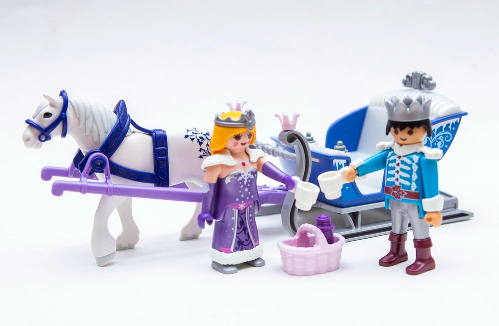 Lot calèche et couple royal playmobil - Playmobil