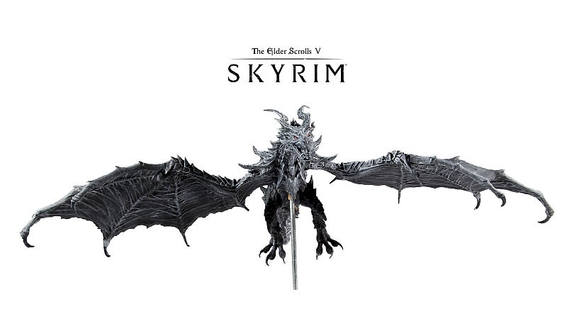 The Elder Scrolls V Skyrim Alduin Dragon Action Figure Figures Com