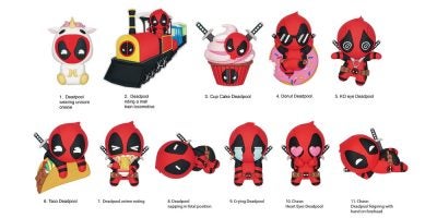 68605 Deadpool 3D Foam Figural Bag Clip Series 4-01