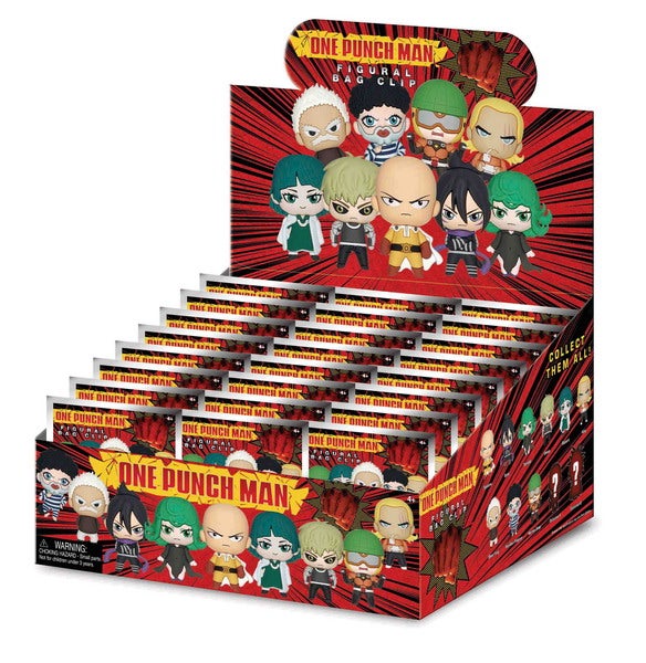 73005 One Punch Man 3D Bag Clip PDQ Rendering