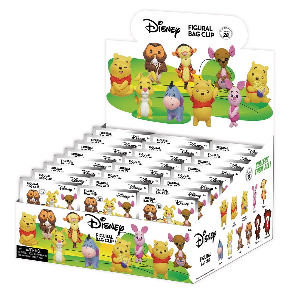 22335 Winnie The Pooh 3D Bag Clip PDQ rendering S