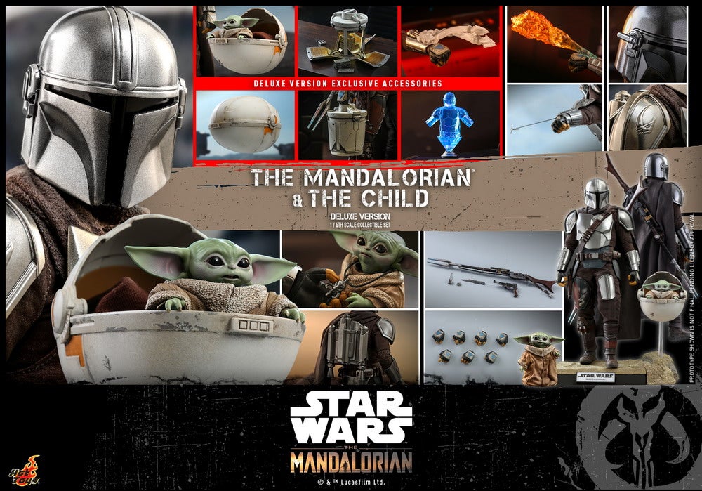 Hot Toys - STM - Mandalorian and Child Collectible Set (Deluxe)_PR26