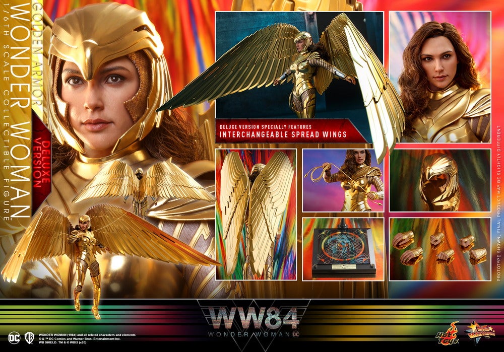 Hot Toys - WW84 - Golden Armor Wonder Woman collectible figure (Deluxe)_PR21