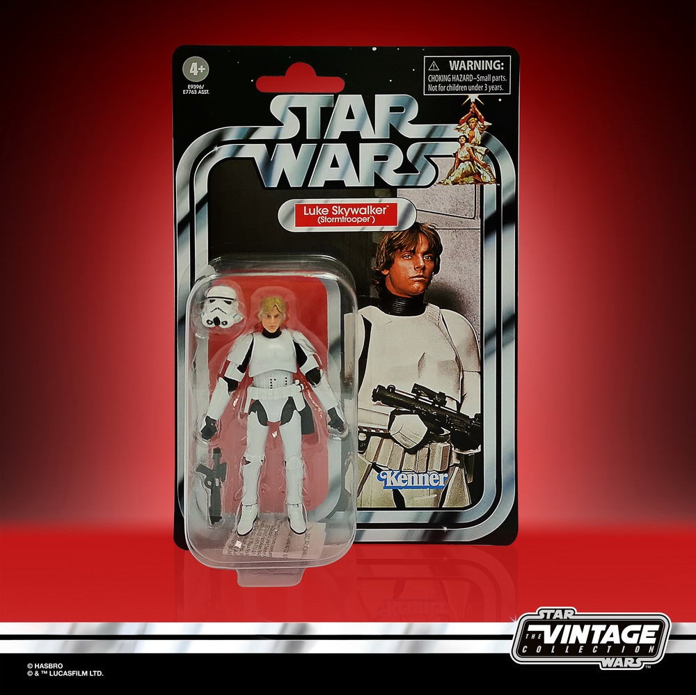 STAR WARS THE VINTAGE COLLECTION 3.75-INCH LUKE SKYWALKER (STORMTROOPER) Figure - in pck