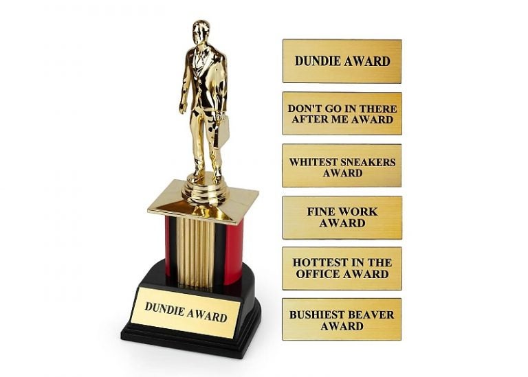 funko pop the office dundie award