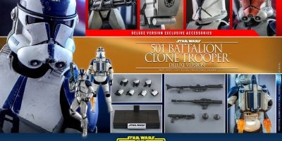 Hot Toys - SWCW - 501 Battalion Clone Trooper collectible figure (Deluxe)_PR18