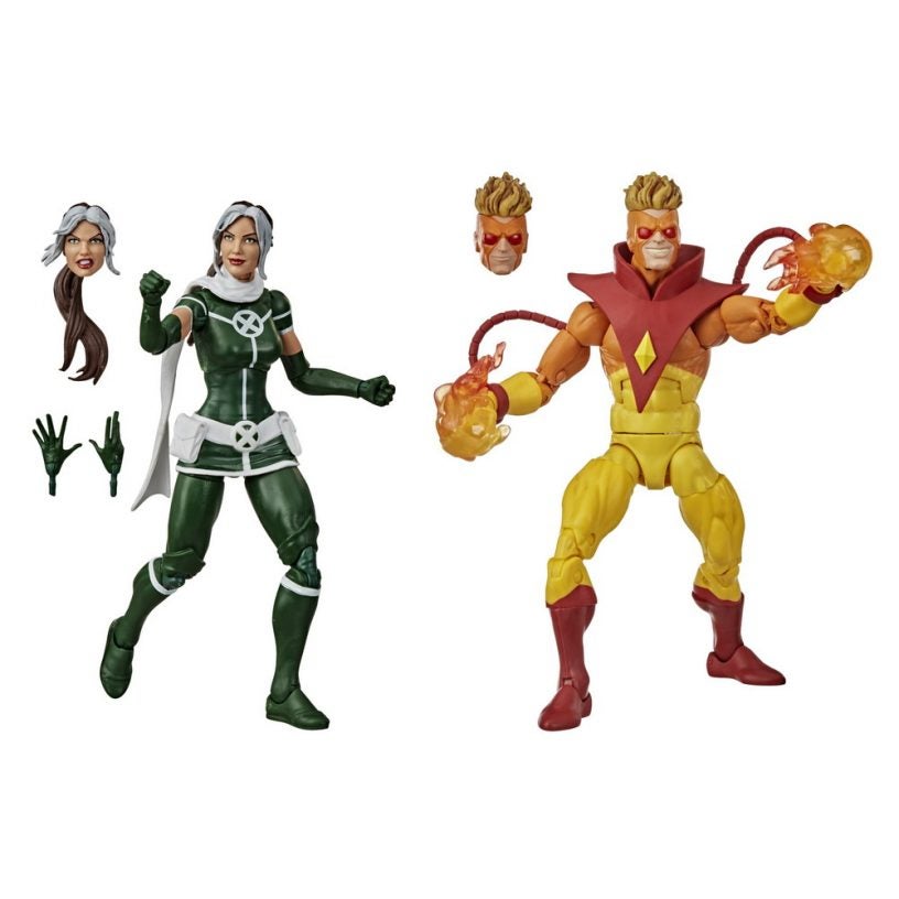 MARVEL LEGENDS SERIES 6-INCH MARVEL’S ROGUE AND PYRO Figure 2-Pack - oop (9)
