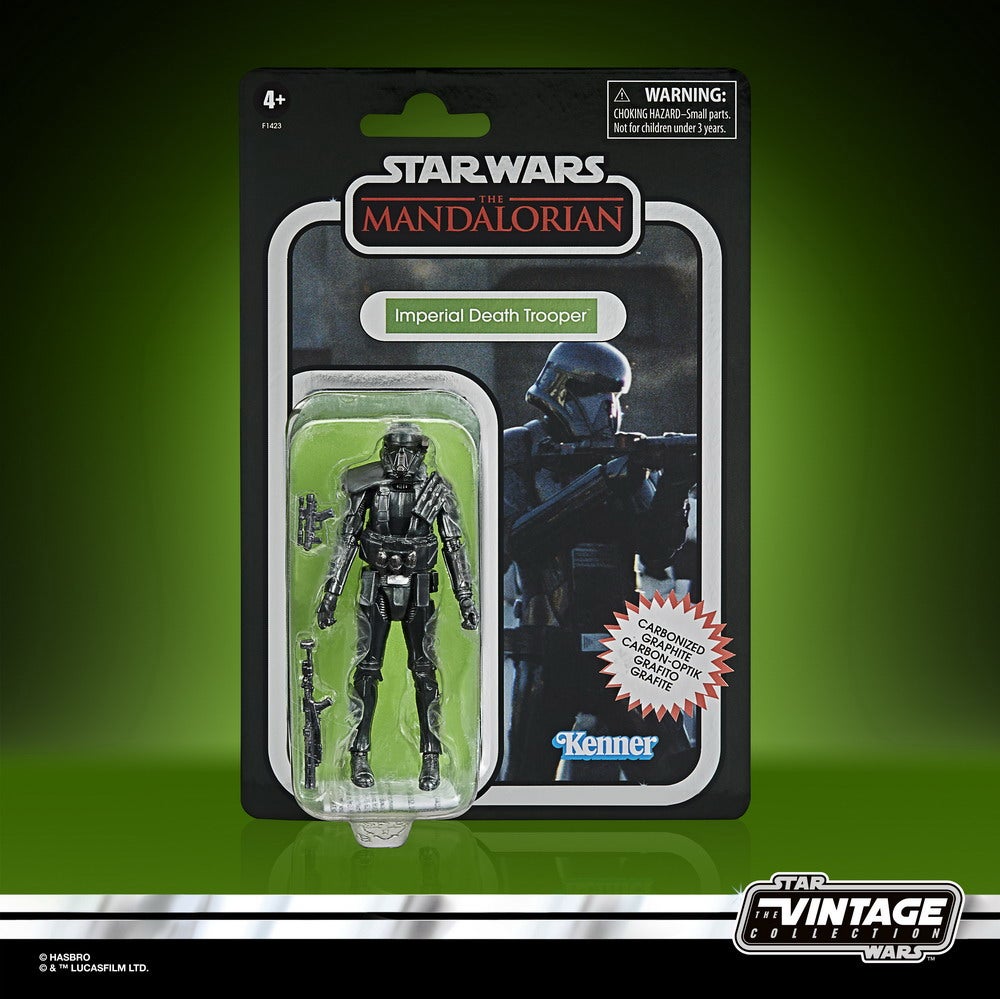 STAR WARS THE VINTAGE COLLECTION CARBONIZED COLLECTION 3.75-INCH DEATH TROOPER - inpck