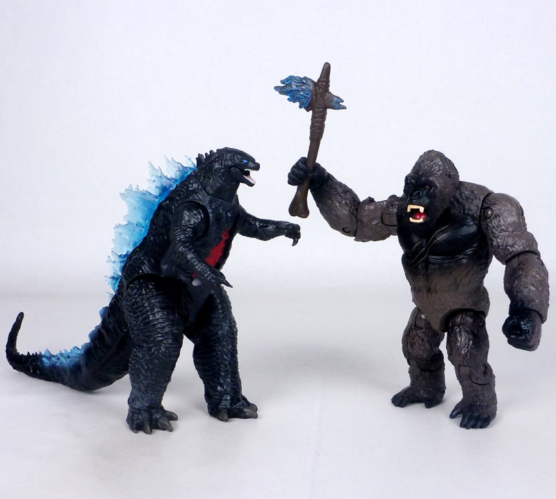 Mega Godzilla vs Kong Movie Series Action Figure Toy, Movable