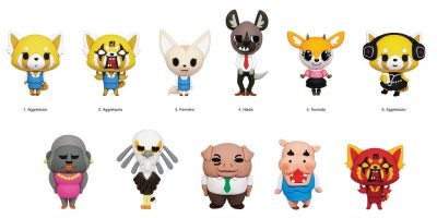 1 Aggretsuko 3D Foam Figural Bag Clip