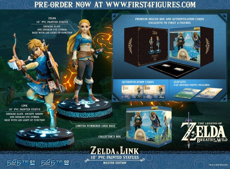 first 4 figures the legend of zelda