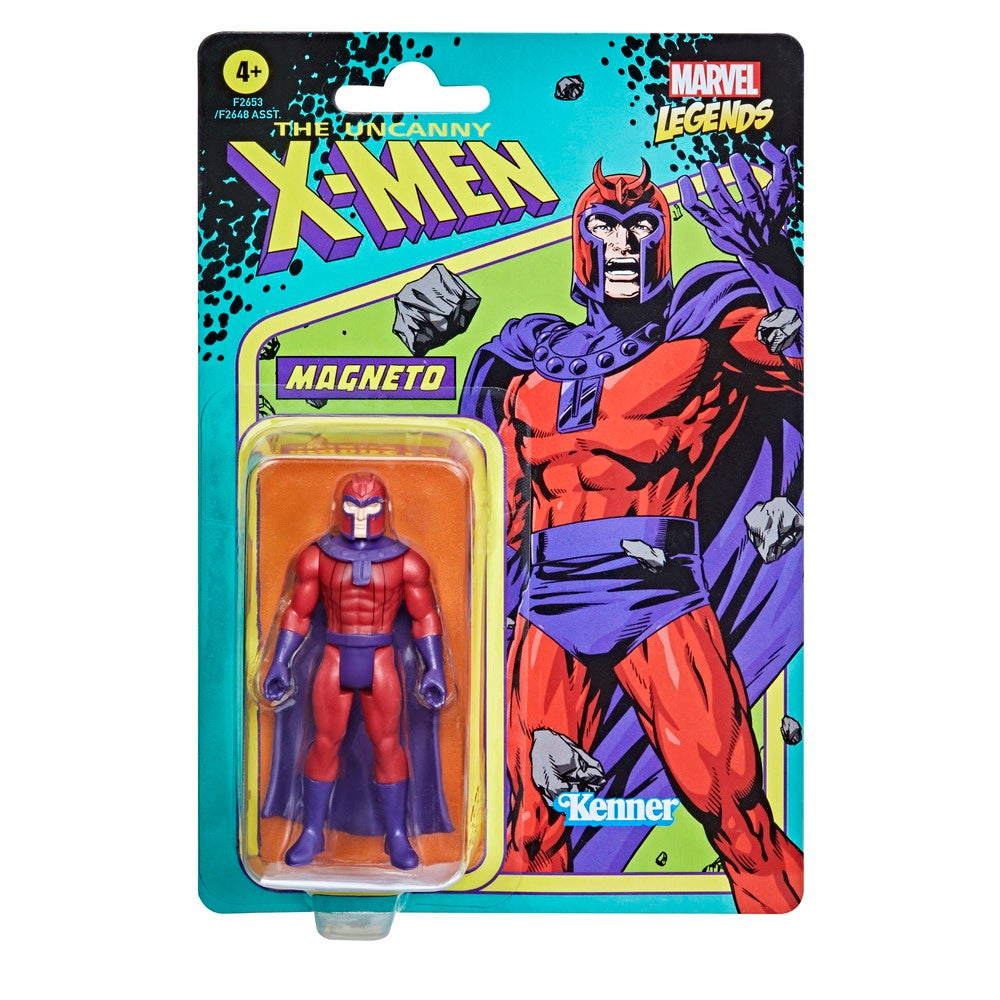 MARVEL LEGENDS SERIES RETRO 3.75 MAGNETO Figure - in pck