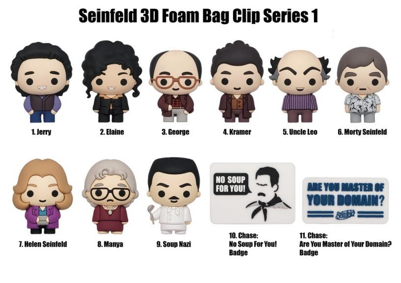 Seinfeld 3D Foam Bag Clip Series 1 photo-01