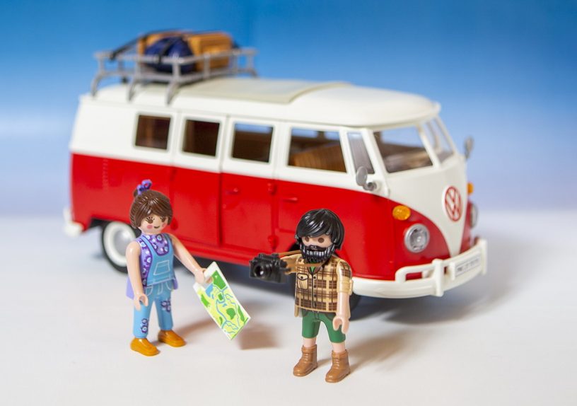 Playmobil VOLKSWAGEN combi T1 - playmobil camping car 