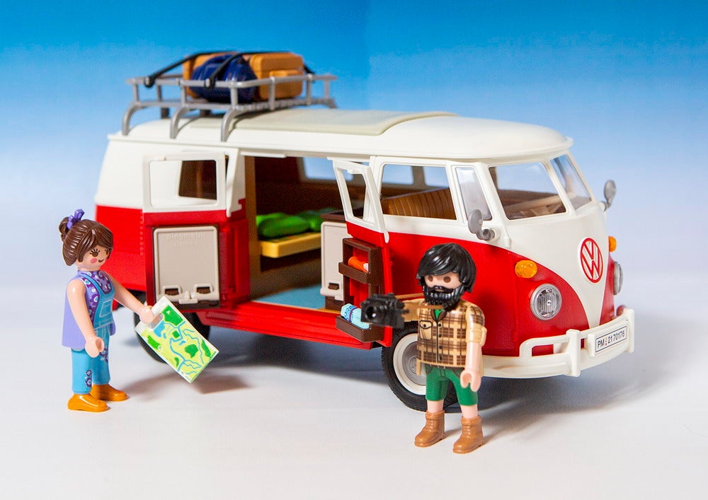 Playmobil Licensed Volkswagen T1 Camper Van Kids Model Toy Bus