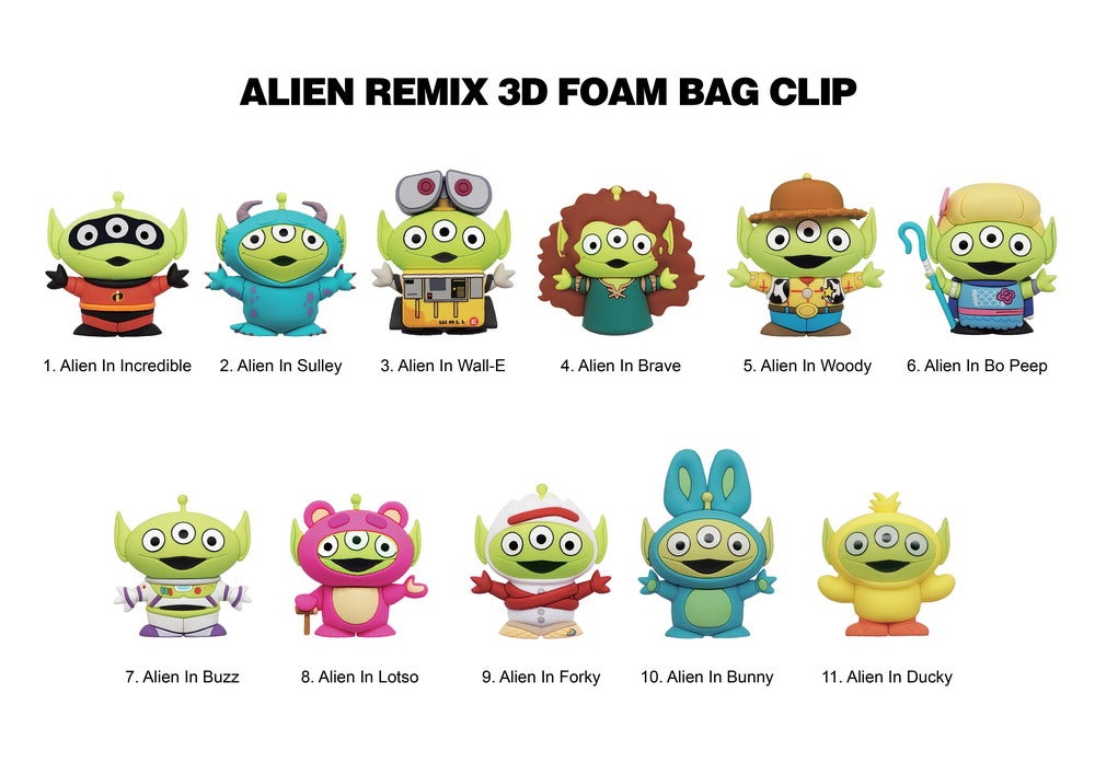 29630 Alien 3D Bag Clip