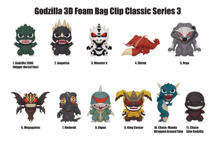 75030 Godzilla Classic s3 3D Bag Clip photo-01