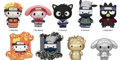 78080 Hello Kitty and Friends Mix Naruto 3D Foam Bag Clip Series(4Aug)-01