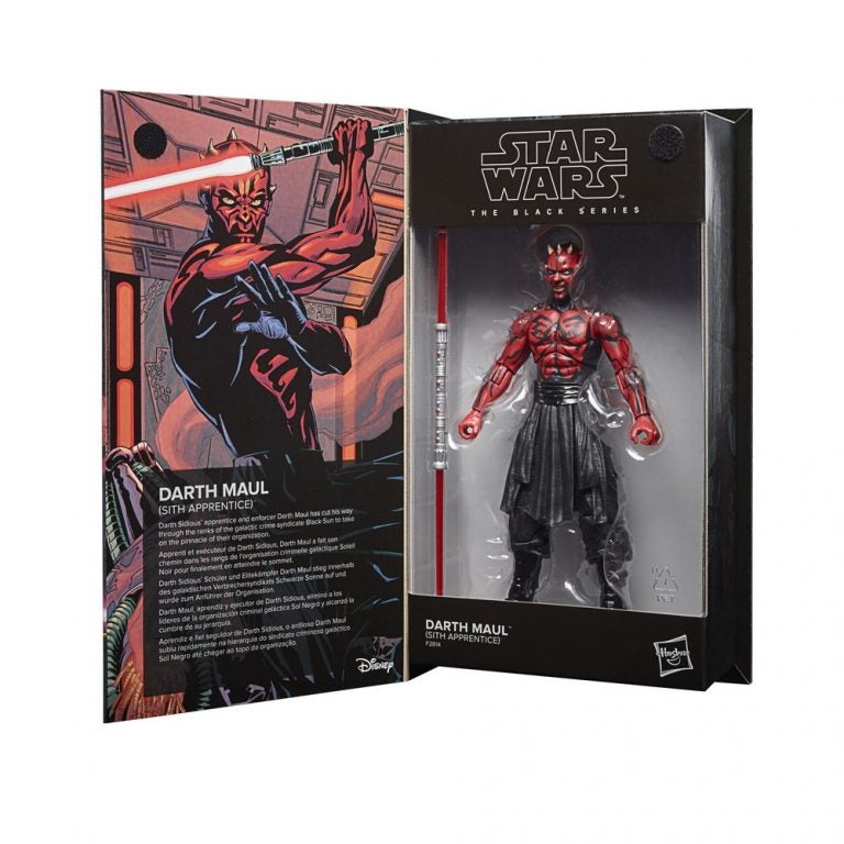 star wars darth maul the black series lucasfilm 50th anniversary action figure