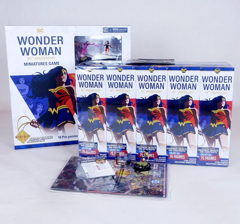 SEP208088 - DC COMICS HEROCLIX WONDER WOMAN 80TH ANN MINIS GAME