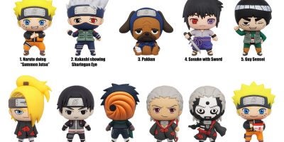 70525 NARUTO 3D Foam Bag Clip Series 3-01