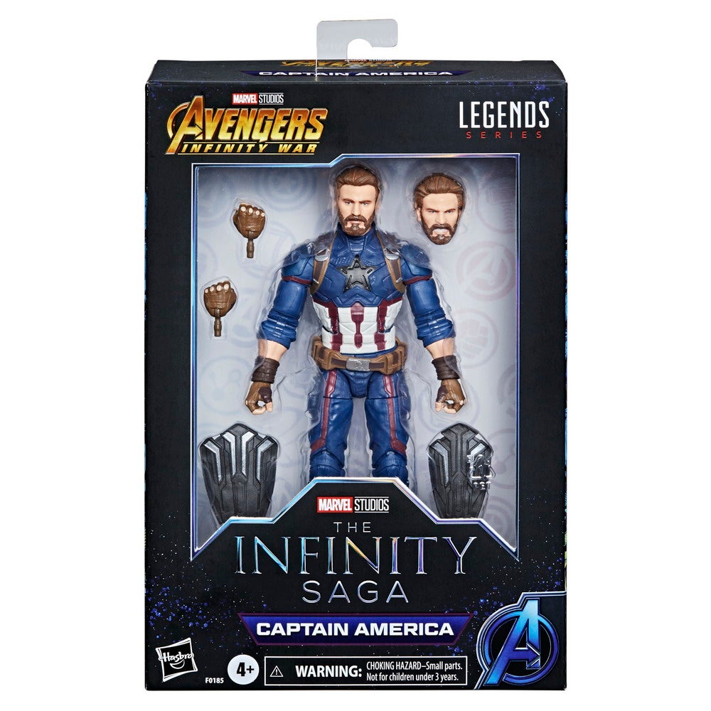 MARVEL LEGENDS SERIES 6-INCH INFINITY SAGA CAPTAIN AMERICA Figure - in pck