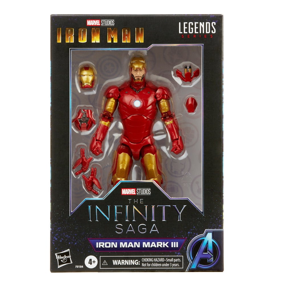 MARVEL LEGENDS SERIES 6-INCH INFINITY SAGA IRON MAN MARK 3 Figure - in pck (1)