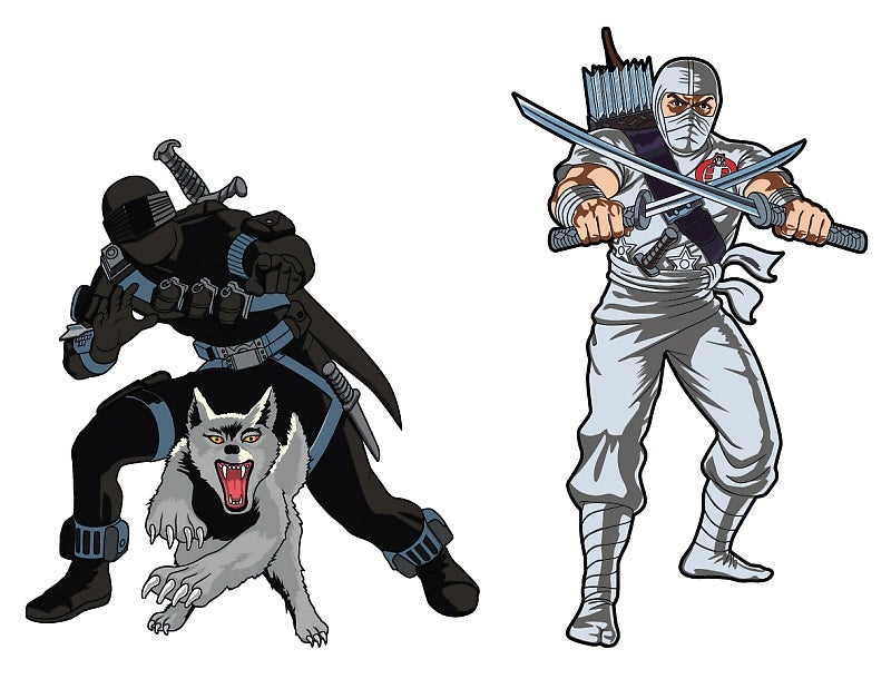 SNAKE EYES X STORM SHADOW RETRO PINS-01