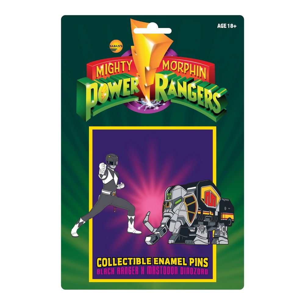Black Ranger and Mastodon Dinozord Pins Card Back-01