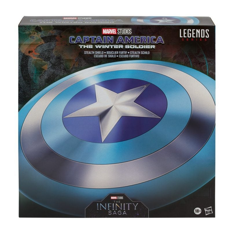 MARVEL LEGENDS SERIES CAPTAIN AMERICA THE WINTER SOLDIER STEALTH SHIELD - in pck (1)